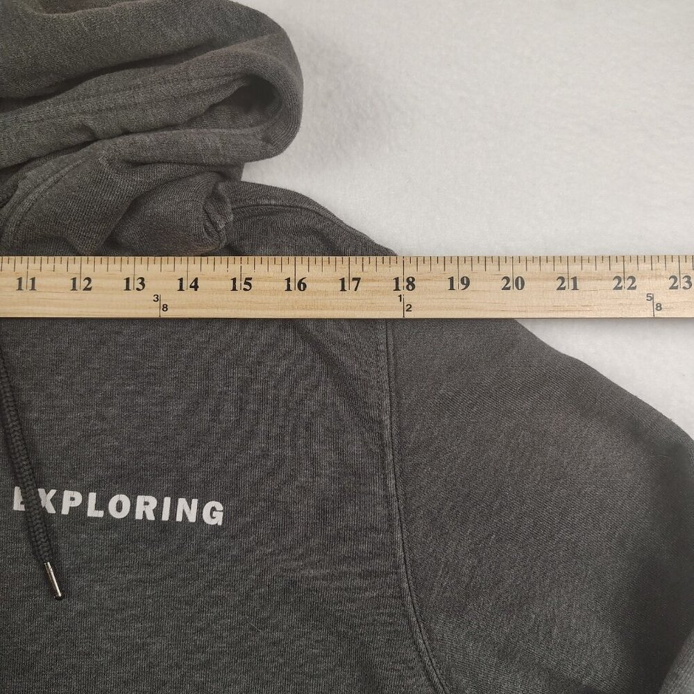North Face Sweatshirt Mens Large Gray Pullover Hoodie - Picture 8 of 9